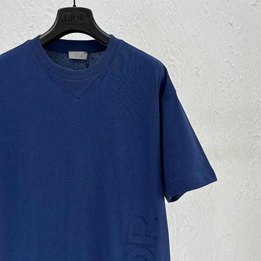 23新品!! ディオールオーバーサイズ刺繍半袖Tシャツコピー 2カラー