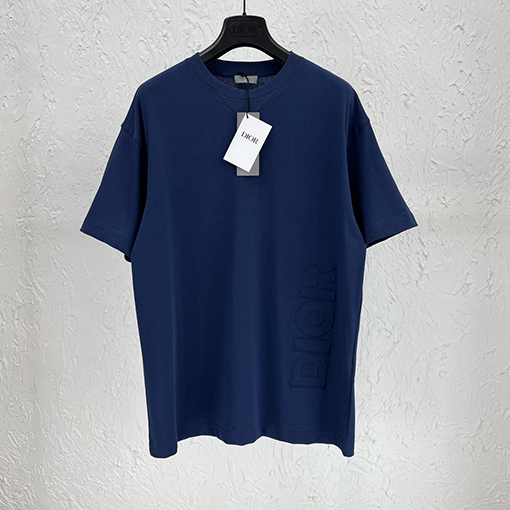 23新品!! ディオールオーバーサイズ刺繍半袖Tシャツコピー 2カラー
