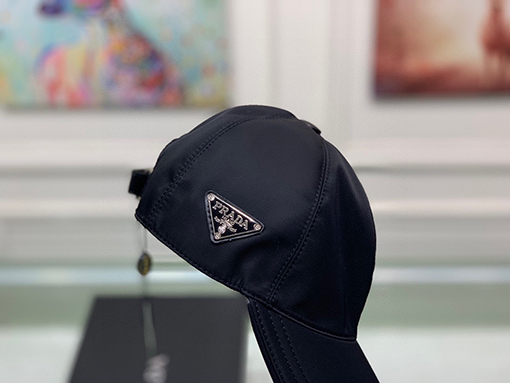 23新品!!プラダ CAP 帽子 コピー  PARADA 三角ロゴプレート