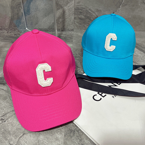 23新品!!セリーヌCAP 帽子コピー　ビックCロゴ 10カラー