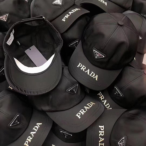 23新品!!プラダ CAP 帽子 コピー  PARADA 三角ロゴプレート ワンカラー