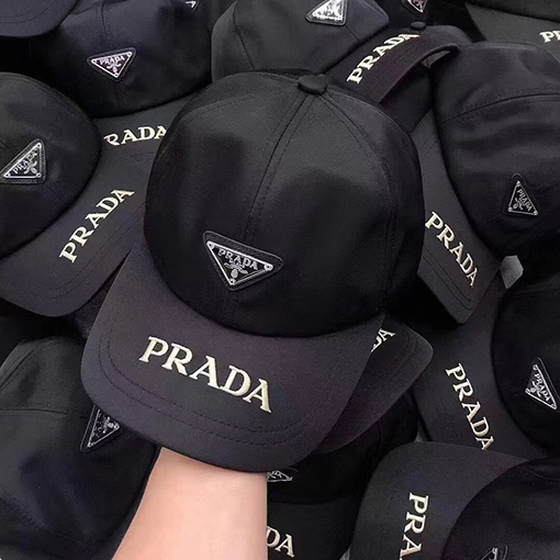 23新品!!プラダ CAP 帽子 コピー  PARADA 三角ロゴプレート ワンカラー