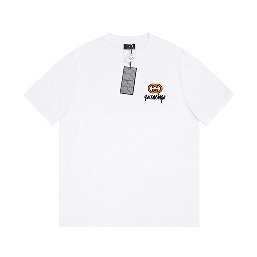 23新品!!バレンシアガ x グッチ コラボ ト半袖Tシャツ