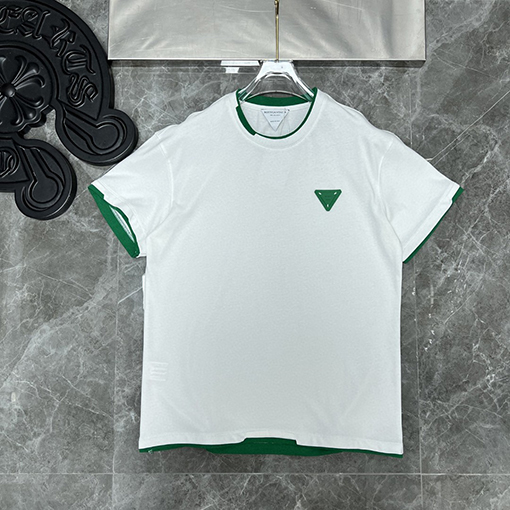 ボッテガヴェネタ 半袖 Tシャツコピー,三角ロゴ