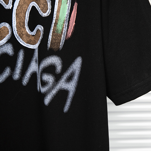23新品!!バレンシアガ x グッチ コラボ ト半袖Tシャツ ★オーバーサイズ