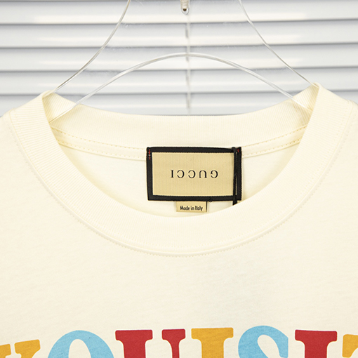 23新品!!バレンシアガ x グッチ コラボ ト半袖Tシャツ ★EXQUISITE GUCCI ロゴ