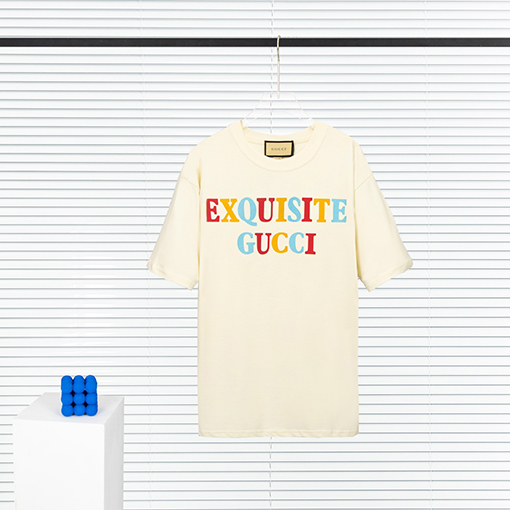 23新品!!バレンシアガ x グッチ コラボ ト半袖Tシャツ ★EXQUISITE GUCCI ロゴ
