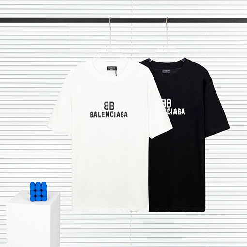 バレンシアガ半袖Tシャツスーパーコピー  BALENCIAGAロゴ プリント