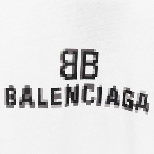 バレンシアガ半袖Tシャツスーパーコピー  BALENCIAGAロゴ プリント