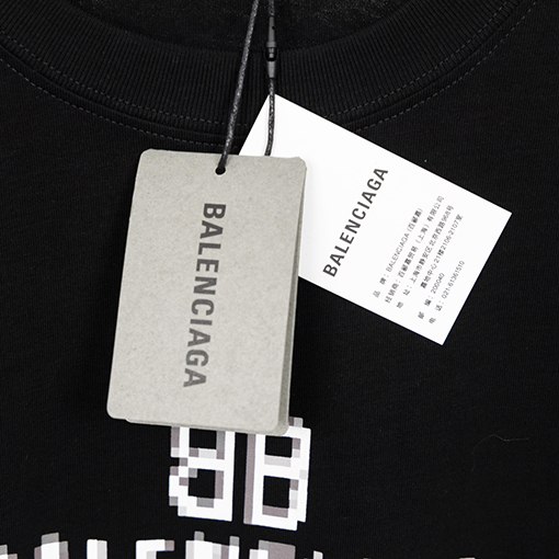 バレンシアガ半袖Tシャツスーパーコピー  BALENCIAGAロゴ プリント