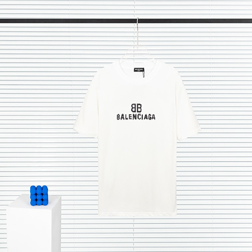 バレンシアガ半袖Tシャツスーパーコピー  BALENCIAGAロゴ プリント