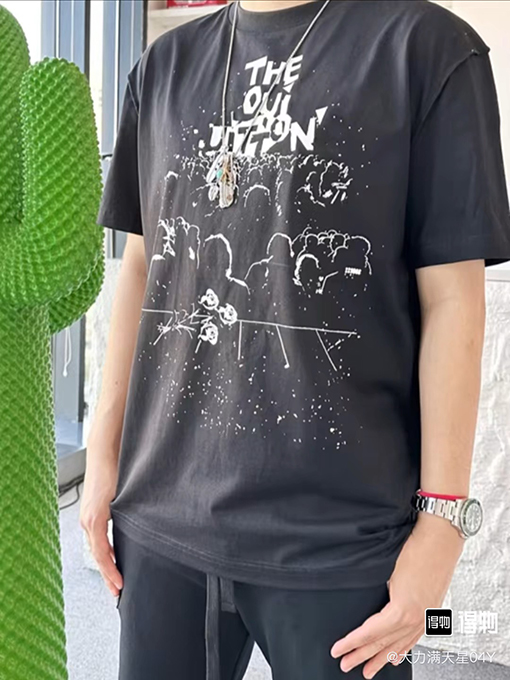 23新品!! ルイヴィトン半袖Tシャツスーパーコピー Louis Vuittonプリント