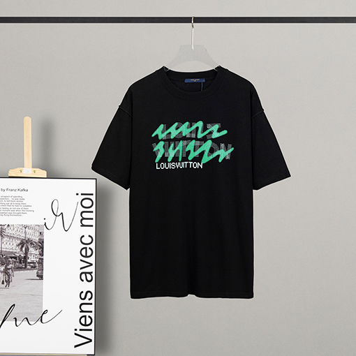 23新品!! ルイヴィトン半袖Tシャツスーパーコピー Louis Vuittonプリント