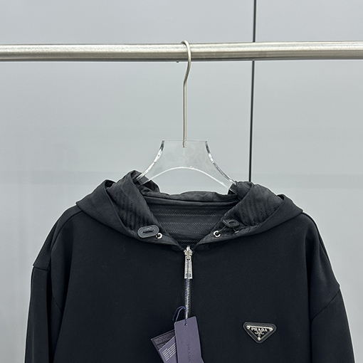 23新品!!プラダ パーカーコピー両面   ジップアップ ジャケット アウター