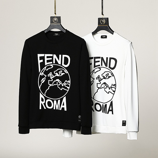 フェンディ スウェットTシャツ コピー FENDI ROMAロゴポイント