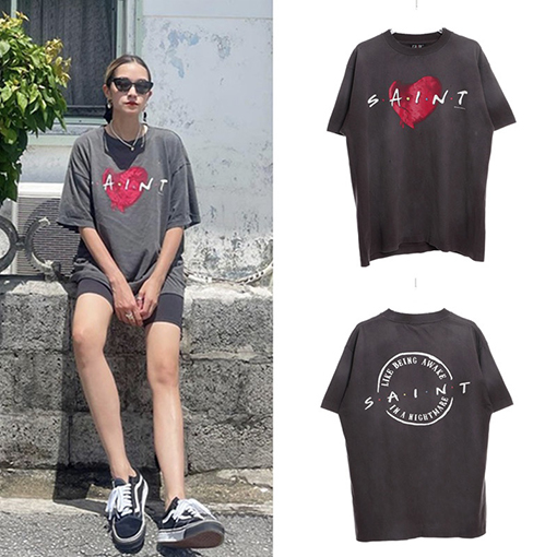 セント マイケル半袖Tシャツスーパーコピー ★オーバーサイズ