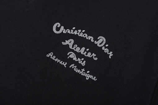 ディオールスウェットTシャツ スーパーコピー Christian Dior Atelier刺繍