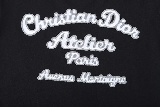 ディオールスウェットTシャツ  スーパーコピー Christian Dior Atelier刺繍