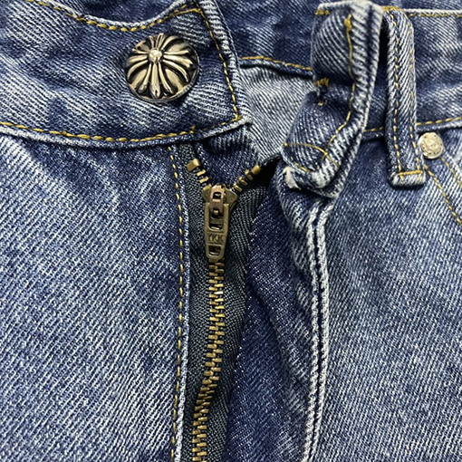 クロムハーツデニムパンツスーパーコピー緑色十字ポイント