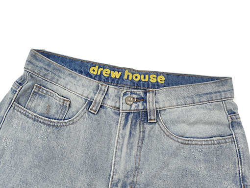 DREW HOUSEデニムパンツスーパーコピー  スマイルロゴポイント