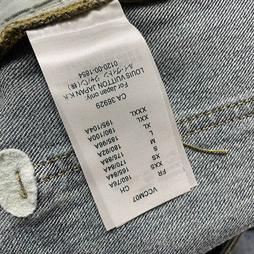 ルイヴィトン デニムパンツ スーパーコピー Louis Vuitton 刺繍