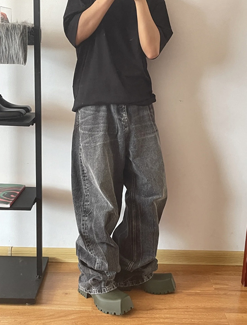 23新品!!バレンシアガデニムパンツスーパーコピー ワイドstyle