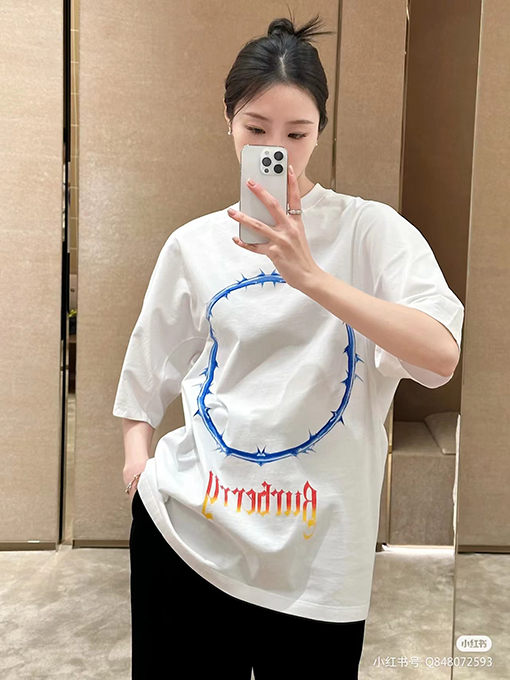 バーバリー半袖TシャツスーパーコピーBURBERRYロゴ プリント
