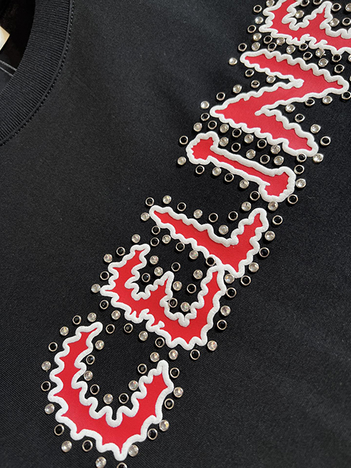 セリーヌ半袖Tシャツスーパーコピー CELINE ロゴ プリント