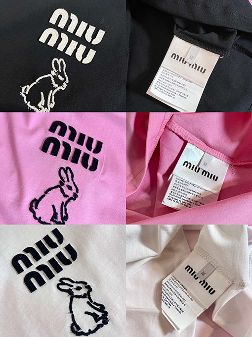 【レディースシリーズ✨】ミュウミュウ半袖Tシャツスーパーコピー レディースファッションの通販