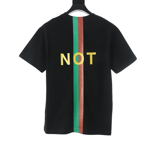 グッチ半袖Tシャツスーパーコピー NOT レッド グリーン プリント半袖