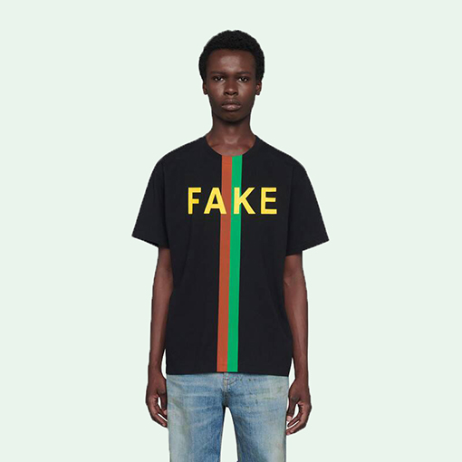 グッチ半袖Tシャツスーパーコピー NOT レッド グリーン プリント半袖