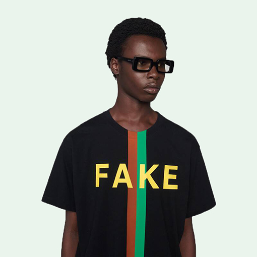 グッチ半袖Tシャツスーパーコピー NOT レッド グリーン プリント半袖