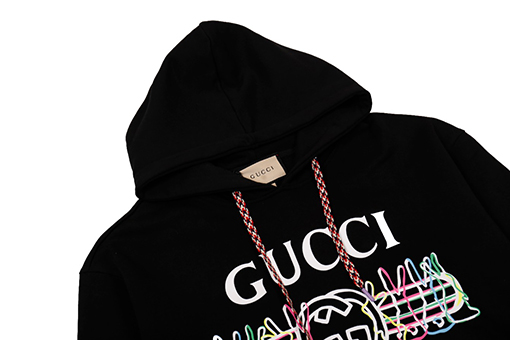 23SS入荷!! グッチフード パーカースーパーコピー クラシックダブルGロゴ