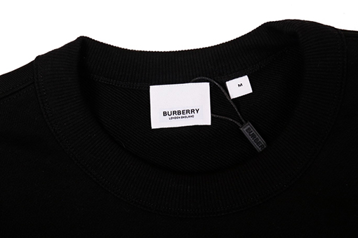 23ss新品!!バーバリースウェットTシャツ スーパーコピー胸リングタグ BURBERRY刺繍