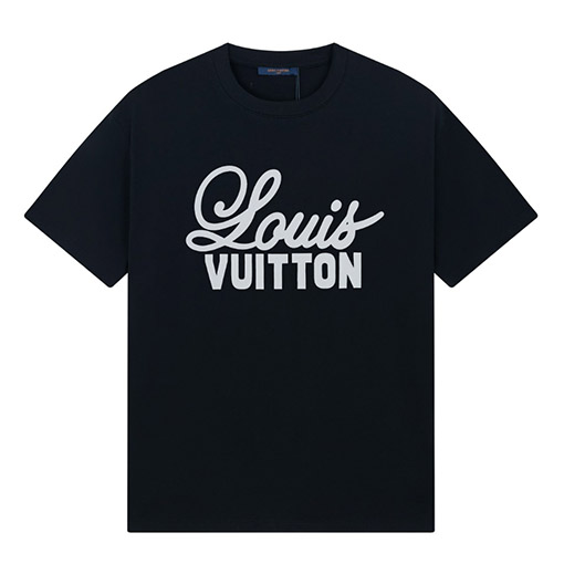 23ss新品!!ルイヴィトン半袖Tシャツスーパーコピー Louis Vuitton ロゴプリント