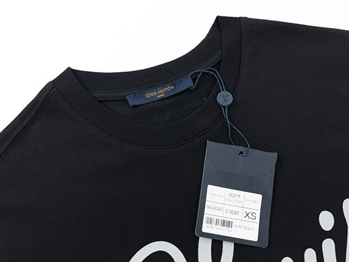 23ss新品!!ルイヴィトン半袖Tシャツスーパーコピー Louis Vuitton ロゴプリント