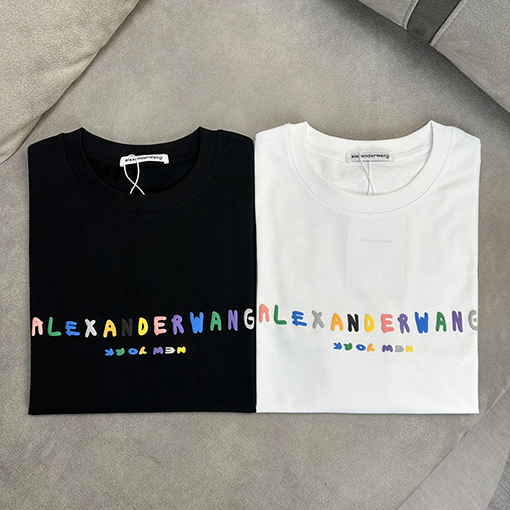 入荷!! アレキサンダーワン半袖TシャツスーパーコピーAlexander Wangロゴプリント