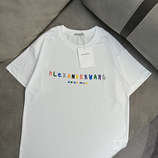 入荷!! アレキサンダーワン半袖TシャツスーパーコピーAlexander Wangロゴプリント