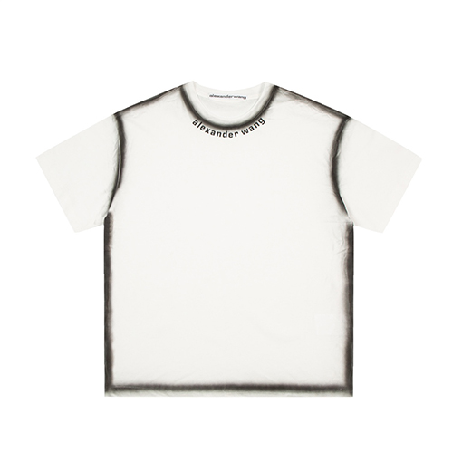 入荷!! アレキサンダーワン半袖Tシャツコピー ネックラインAlexander Wangロゴプリント★オーバーサイズ