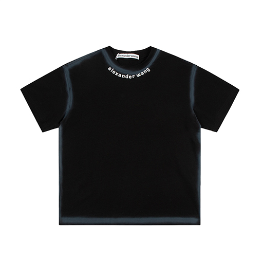 入荷!! アレキサンダーワン半袖Tシャツコピー ネックラインAlexander Wangロゴプリント★オーバーサイズ