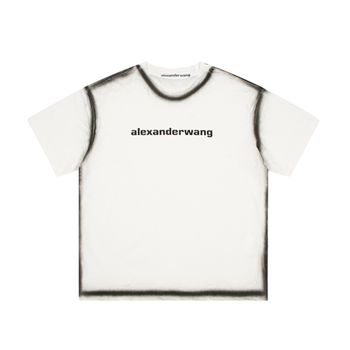 入荷!! アレキサンダーワン半袖Tシャツコピー alexander wangロゴプリント★オーバーサイズ