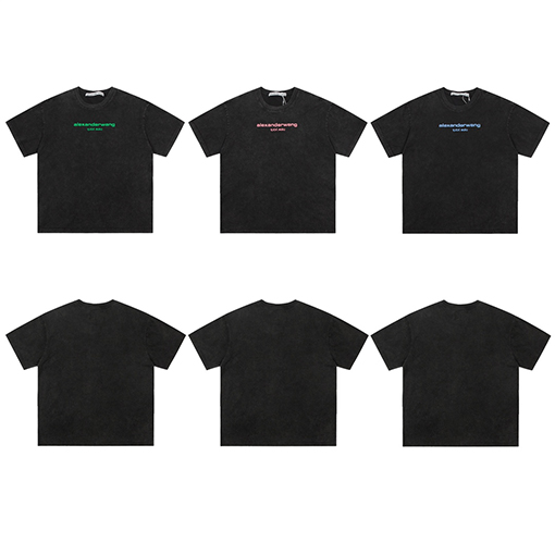 入荷!! アレキサンダーワン半袖Tシャツコピー alexander wangロゴプリント★オーバーサイズ 全3色
