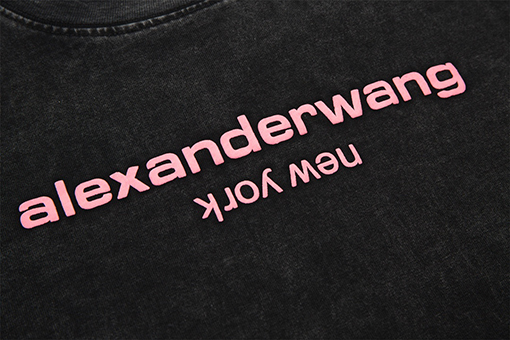 入荷!! アレキサンダーワン半袖Tシャツコピー alexander wangロゴプリント★オーバーサイズ 全3色