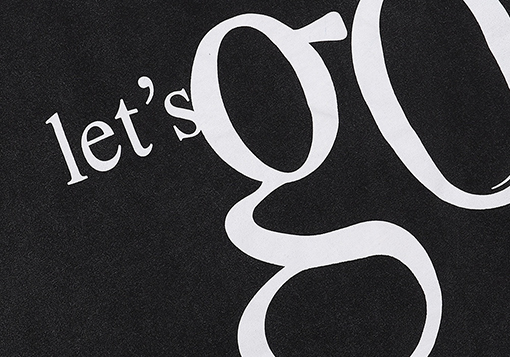 アレキサンダーワン半袖Tシャツコピー let'sGOロゴプリント