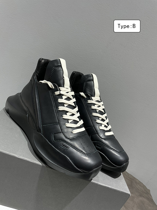 22ss!! リックオウエンス スニーカー スーパーコピー 39~46サイズ.ワンサイズ大きく発売