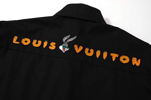 ルイヴィトンシャツ スーパーコピー 全2色 ★オーバーサイズ Louis Vuittonロゴポイント