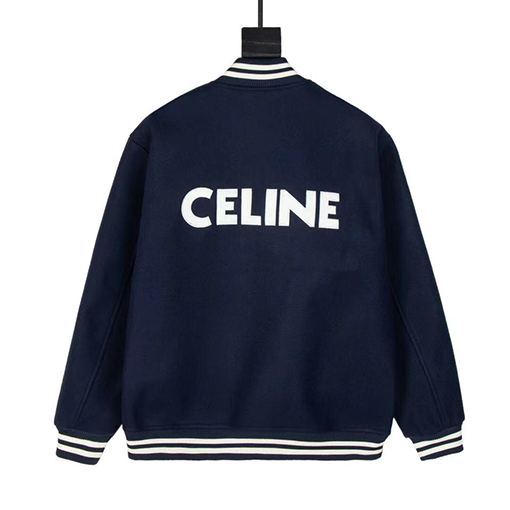 セリーヌジャケットスーパーコピー   アウター   CELINEロゴ ネイビカラー