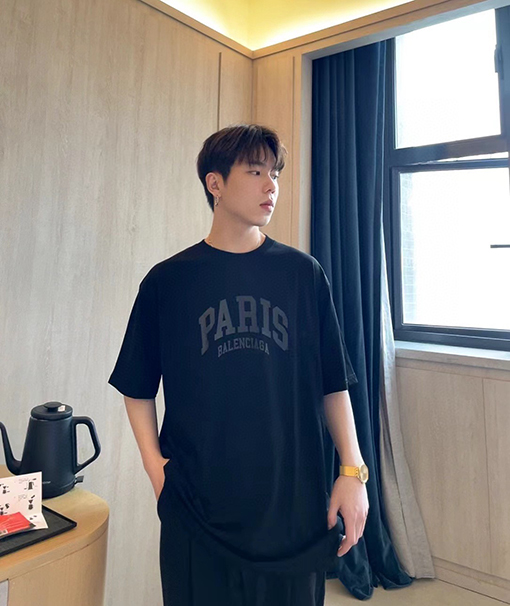 バレンシアガ半袖スーパーコピー CITIES PARIS半袖Tシャツ