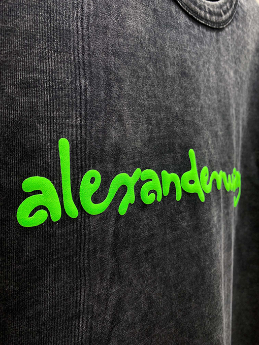 アレキサンダーワン半袖スーパーコピー alexander wangロゴプリント