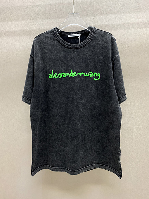アレキサンダーワン半袖スーパーコピー alexander wangロゴプリント